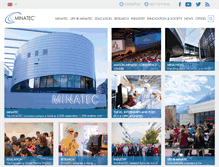Tablet Screenshot of minatec.org